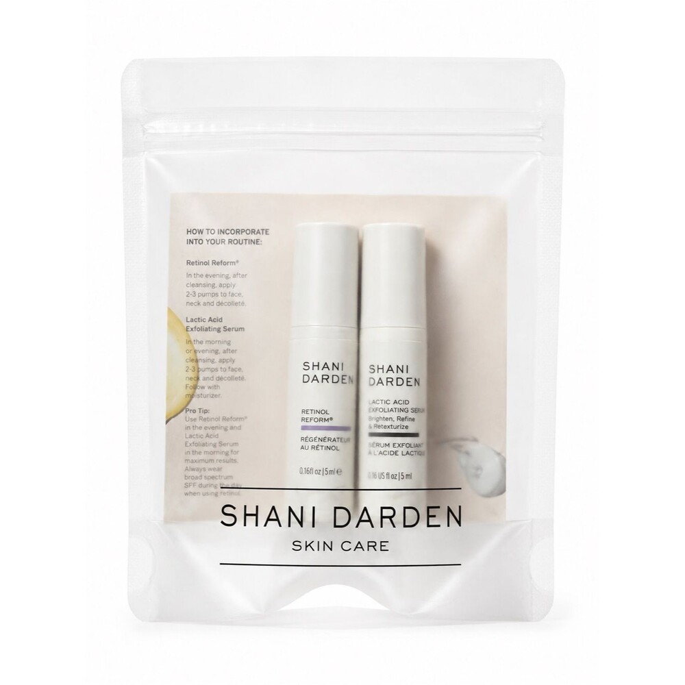 Shani Darden Retinol Reform + Lactic Acid Exfoliating Serum 5ml Duo